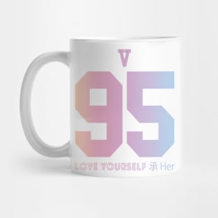 BTS (Bangtan Boys) LOVE YOURSELF 轉 'Her' V 95 Jersey Mug